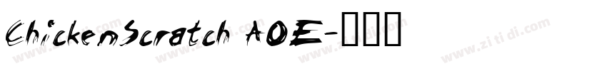 ChickenScratch AOE字体转换